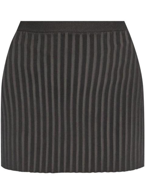 Ribbed Mini Skirt