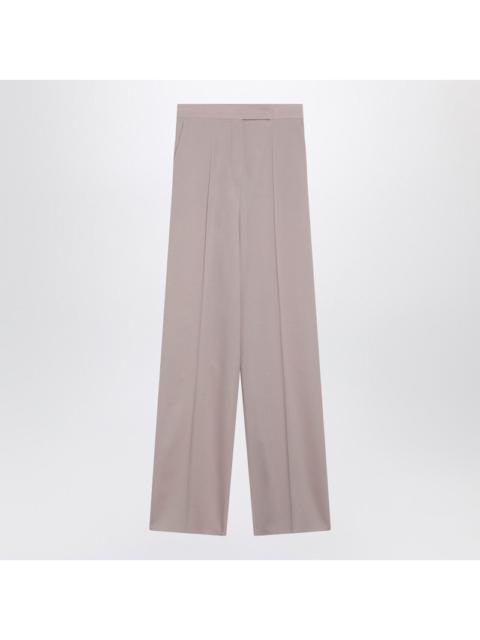Max Mara Max Mara Rose-Beige Wide-Leg Trousers Women