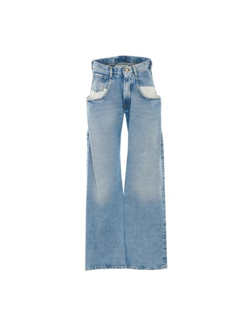 Maison Margiela Maison Margiela Women Straight Jeans With Contrasted Pockets