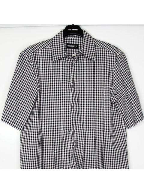 NICOMEDE TALAVERA - BNWT SS20 NICOMEDE EPISODE 1 GINGHAM SHIRT M