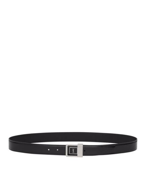 SAINT LAURENT Saint Laurent Men La 66 Smooth Leather Belt