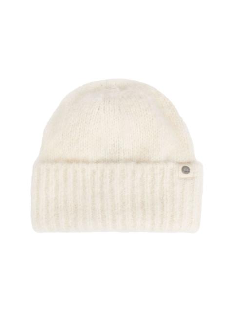 logo-plaque beanie