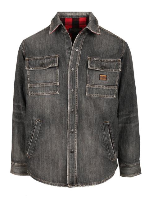 BALENCIAGA Balenciaga Men Denim Overshirt