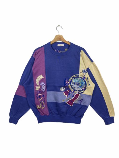 Other Designers Vintage - Vintage Lancel Paris Embroidered Sweatshirt