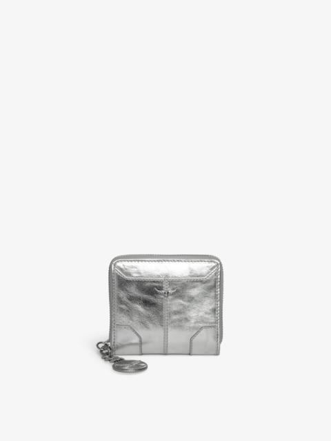 Zadig & Voltaire Sunny Mini Vintage Metal Wallet