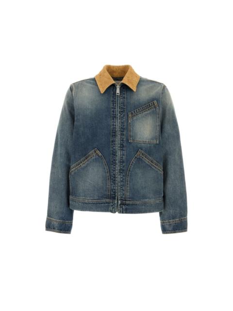 Alexander McQueen ALEXANDER MCQUEEN Denim Jacket New & Authentic (Men's size:5