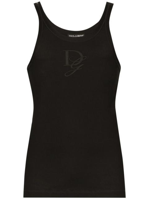 Dolce & Gabbana round neck sleeveless tank top
