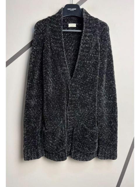 SAINT LAURENT Saint Laurent SS19 Metallic V-Neck Cardigan