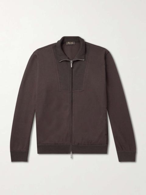 Whitney Ribbed Cotton, Silk and Cashmere-Blend Sweater