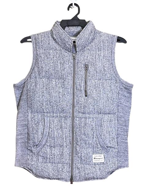 Champion NICE🔥VINTAGE CHAMPION 3 BLEND RAYON PUFFER VEST
