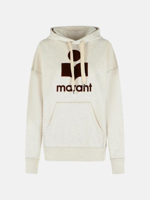 Isabel Marant Étoile 'MANSEL' SWEATSHIRT IN ECRU COTTON BLEND