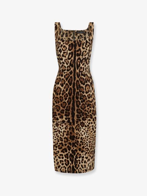 Dolce & Gabbana Dolce & Gabbana Midi Dress Animal Print Women