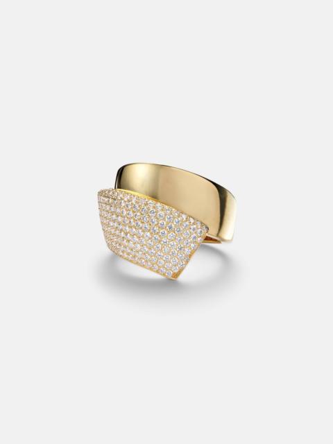 ENGELBERT Divino 18kt gold ring with diamonds