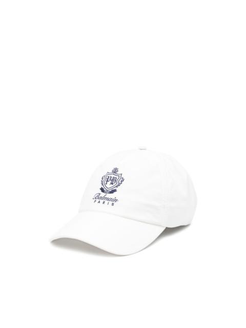 Balmain embroidered-logos cotton cap