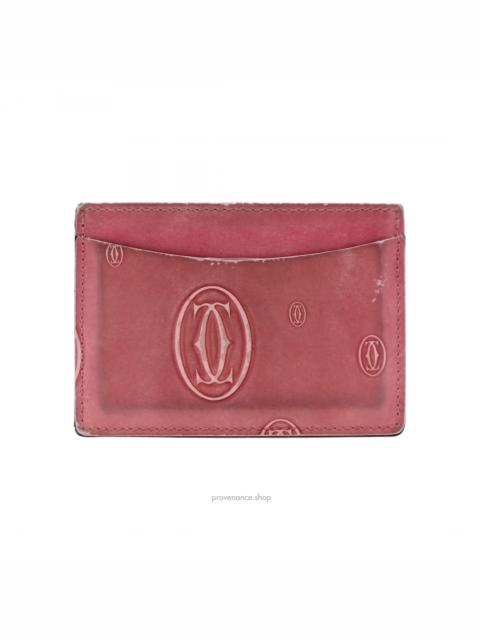 Cartier Cartier Happy Cardholder - Pink Patent Leather