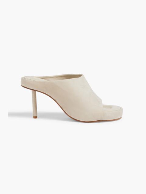JACQUEMUS Nuvola suede mules