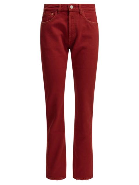 Isabel Marant Isabel Marant Daya Straight-leg Jeans Red