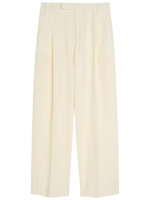 MARIA McMANUS Maria Mcmanus Straight-leg Stretch-wool Trousers