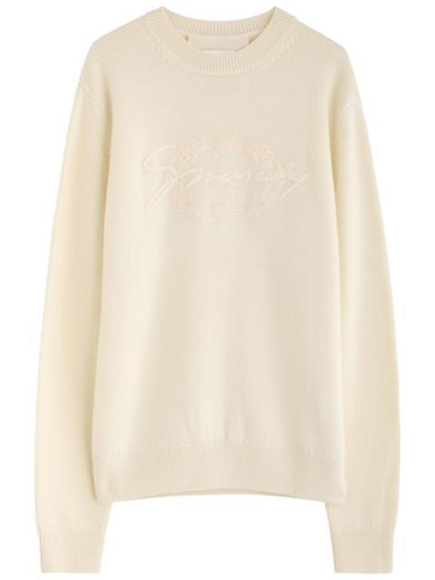 Givenchy Logo-embroidered Wool Jumper