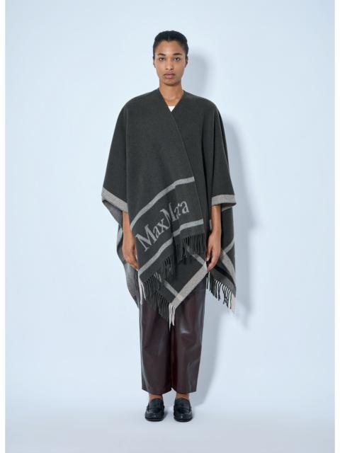 Max Mara Max Mara Women Fringed Wrap With Logo Detail