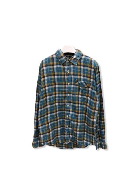 Other Designers Japanese Brand - Japanese Brand Rush/Hour Plaid Tartan Flannel Shirt 👕