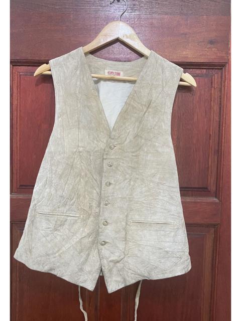 Other Designers 45rpm × Cowboy Equipment - 45rpm Studio Suede Leather Vest Made Japan