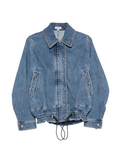 Loewe Loewe Women Drawstring Denim Jacket