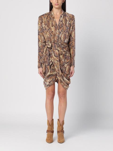 Isabel Marant Cleora snake print dress