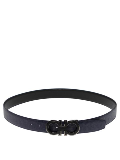FERRAGAMO Ferragamo Gancini Leather Belt