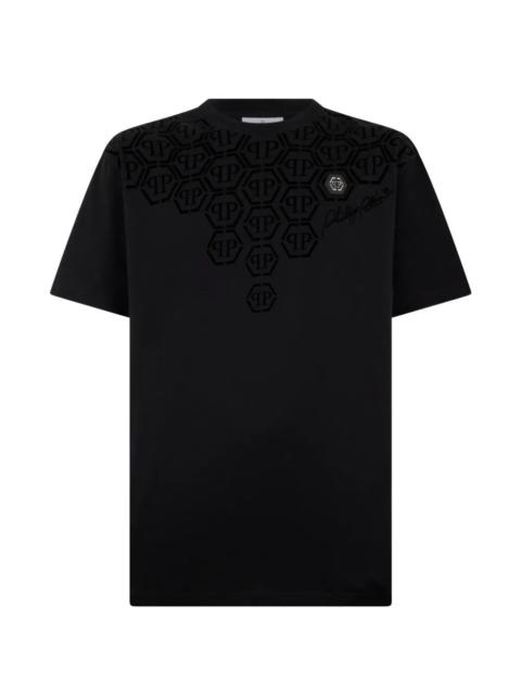 PHILIPP PLEIN Round-Neck T-Shirt Degrade Monogram