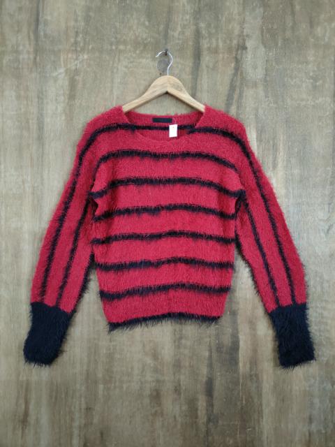 Other Designers Japanese Brand - Real K stripe mohair shaggy knited like kurt cobain#46-1005