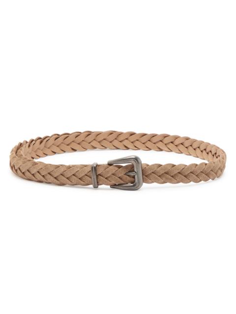 Brunello Cucinelli Brunello Cucinelli Braided Suede Belt