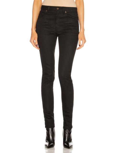 SAINT LAURENT Medium Waist Skinny Jean