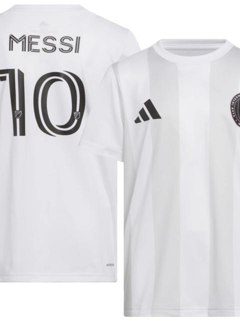 adidas adidas Youth Inter Miami CF 2025 Lionel Messi #10 White Authentic T-Shirt