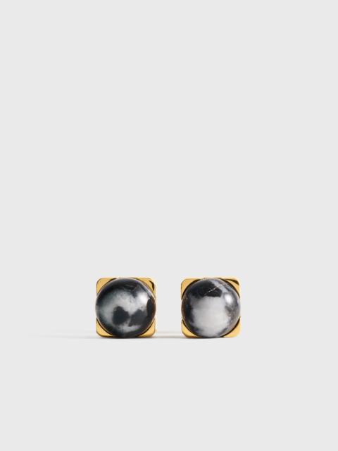 TOTEME Jasper studs black/off white