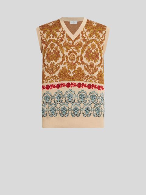 Etro COTTON JACQUARD WAISTCOAT