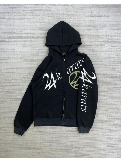 Other Designers Japanese Brand - Vintage 24 Karats Surf Style Sweatshirt Zipper Hoodie