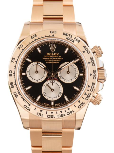 ROLEX Rolex Daytona 18k Everose Gold 126505 Black Dial
