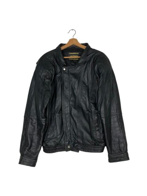 Other Designers 🔥RICH BLACK VINTAGE FLY LEATHER JACKET ARUPAKA JAPAN