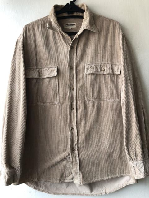 Other Designers Flannel × Japanese Brand × Vintage - Accept offer! Hip Chip Corduroy Button Up Long Sleeve Shirt