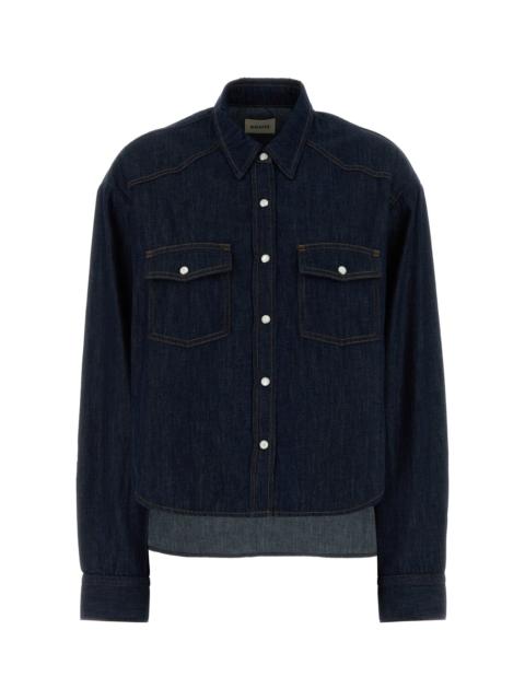 KHAITE Denim Grenon shirt