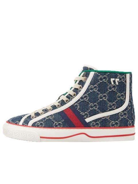 GUCCI (WMNS) Gucci Tennis 1977 High 'Denim' 627838-2KQ90-4464
