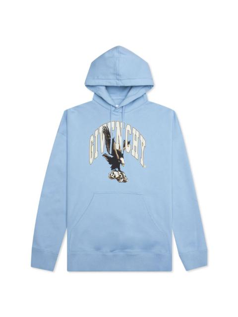 Givenchy SLIM FIT HOODIE - LIGHT BLUE