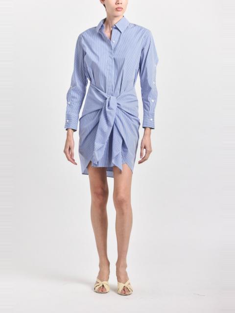 DEREK LAM 10 CROSBY CHARLOTTE TIE WAIST SHIRT DRESS