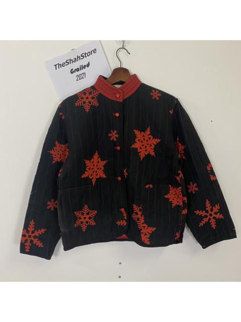 Other Designers Vintage - Vintage Issey Miyake Snow Flake Motive Button Ups Jacket