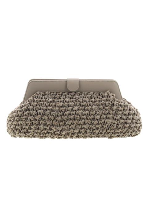 Other Designers Carla Saint Barth – Rafia Pouch – Taupe