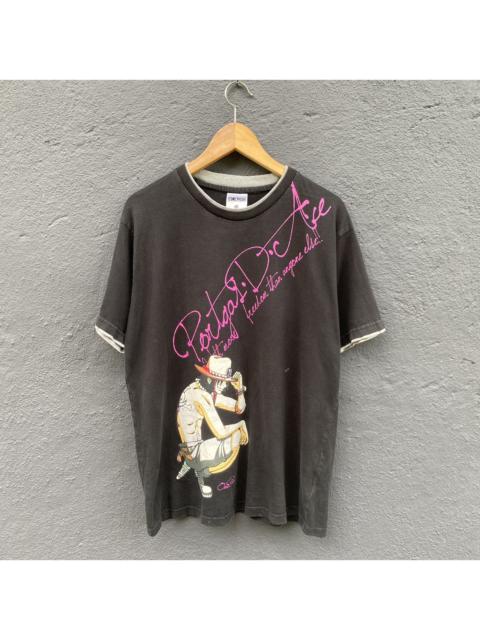 Other Designers Vintage - Thrashed Faded Portgas D. Ace Character One Piece Anime Tee