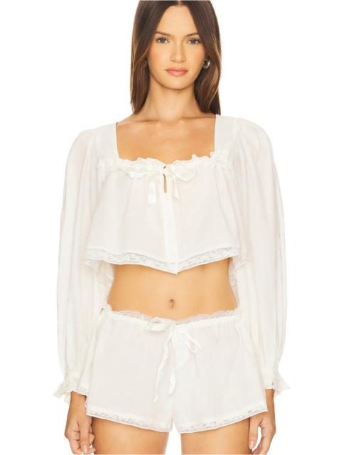 For Love & Lemons Venetia Sleep Top