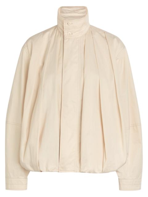 Lemaire Lemaire High-neck Pleated Cotton Jacket