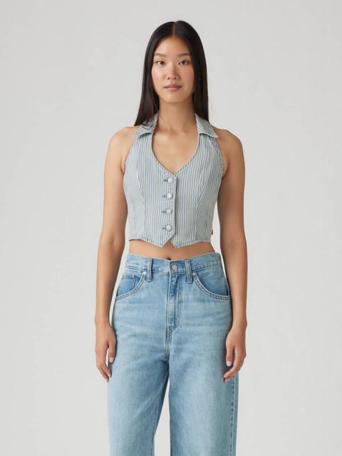 Levi's BRIA DENIM HALTER TOP